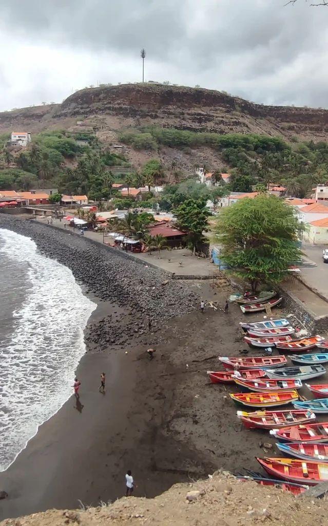 plage Cidade Velha à Santiago au Cap vert